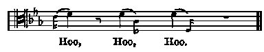 Great Horned Owl Call by F Schuyler Mathews Great horned owl song put to sheet music.