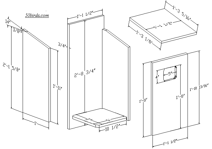 Print of just view common goldeneye nest box plans.