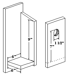 Species Dimensions for Ash-throated Flycatcher Birdhouses Ash-throated Flycatcher Nest Box