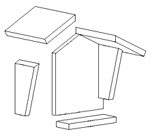 Select to view or print the Barn Swallow Shelter plans.