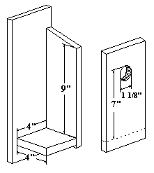View and print pygmy nuthatch birdhouse plans.