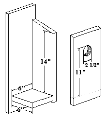 Species Dimensions for Red-bellied Woodpecker Birdhouse