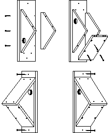 Side Mounted Birdhouse Assembly Side Mounted Birdhouse for Chickadees Nuthatches Titmice and Downy Woodpeckers